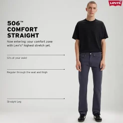 Levi's® Mens 506™ Stretch Fabric Straight Leg Jean
