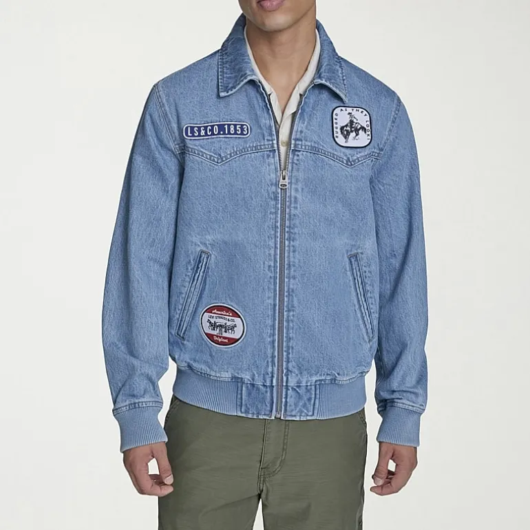 Levi's® Mens Western Patch Bomber Jacket