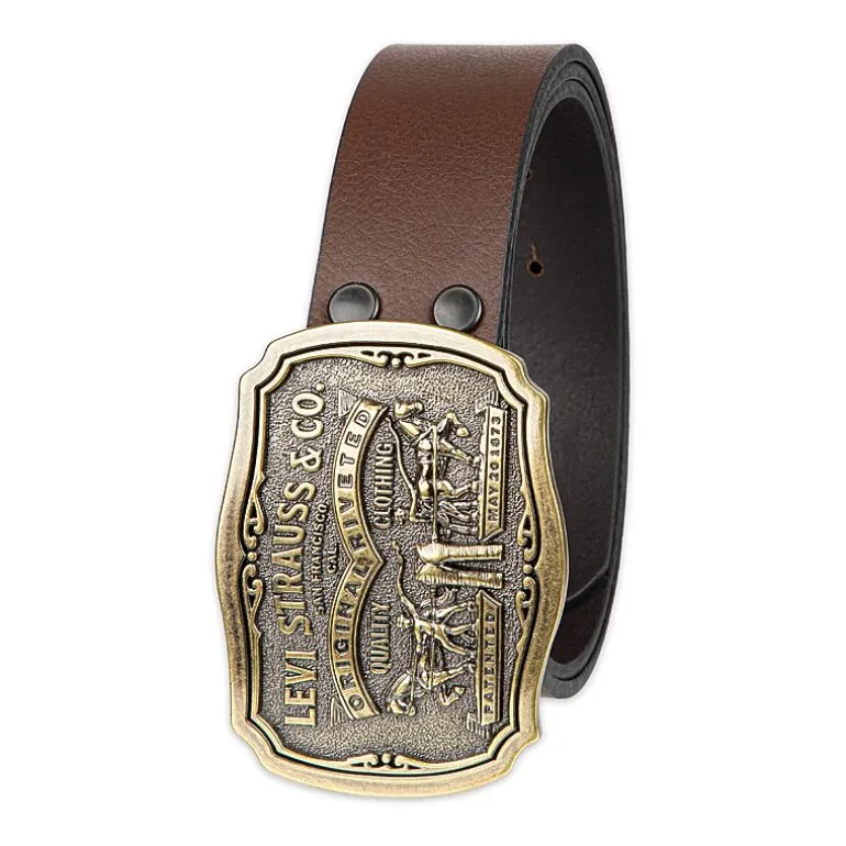 Levi's® 40mm Logo Plaq Mens Belt