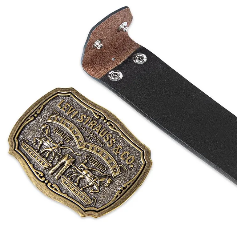 Levi's® 40mm Logo Plaq Mens Belt