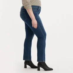 Levi's® Plus Womens Mid Rise 314 Straight Leg Jean