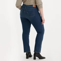 Levi's® Plus Womens Mid Rise 314 Straight Leg Jean