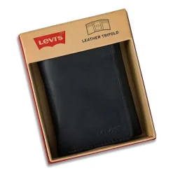 Levi's® Slim Trifold With Zipper Mens Personalized Slim Fold Wallet