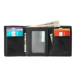 Levi's® Slim Trifold With Zipper Mens Personalized Slim Fold Wallet