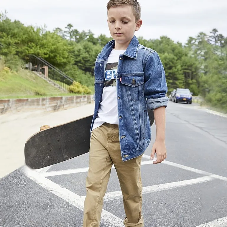 Levi's® Sueded Big Kid Boys Adjustable Waist 511™ Slim Fit Pant