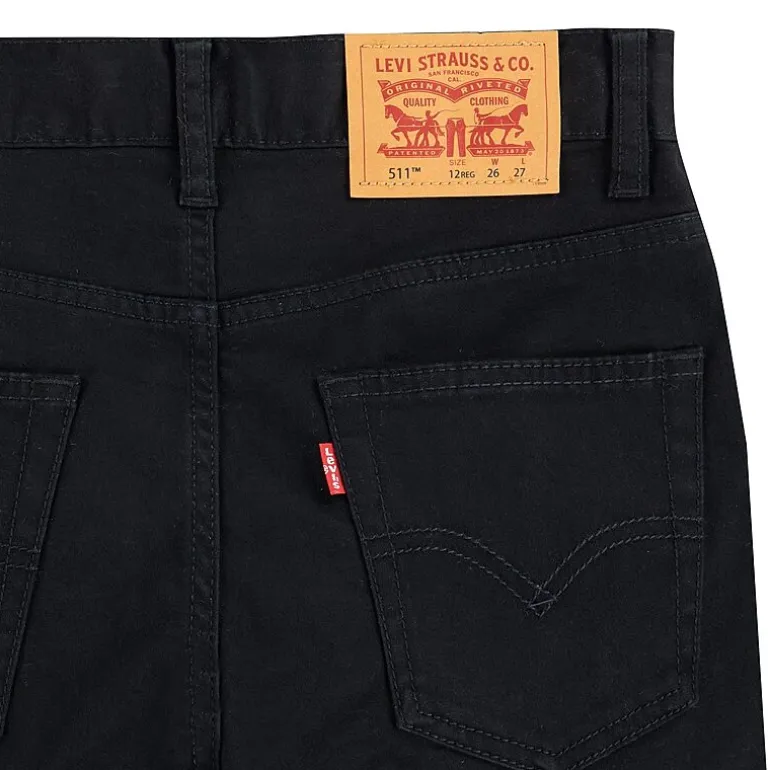 Levi's® Sueded Big Kid Boys Adjustable Waist 511™ Slim Fit Pant