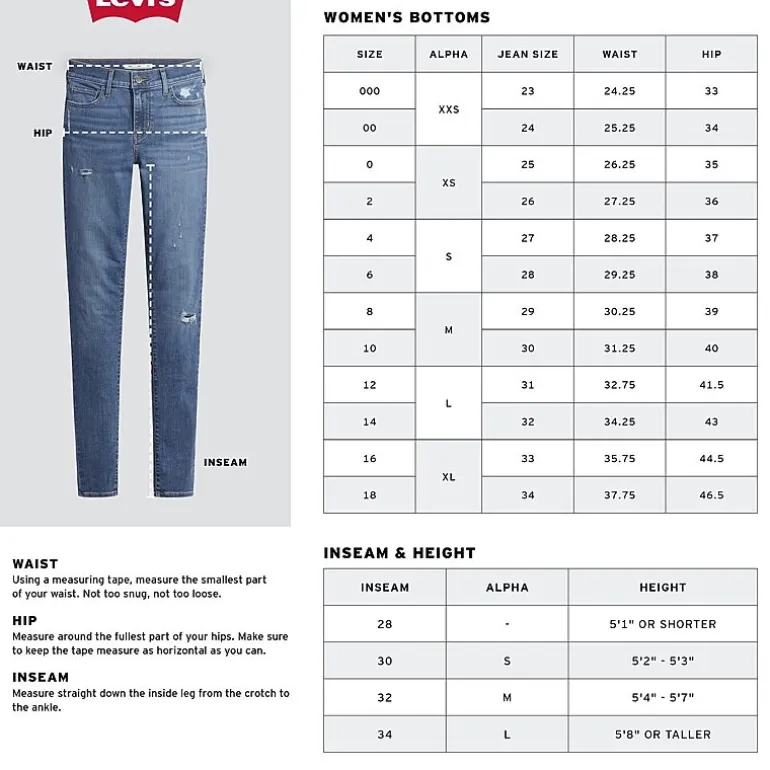 Levi's® Womens 721™ High Rise Skinny Jeans