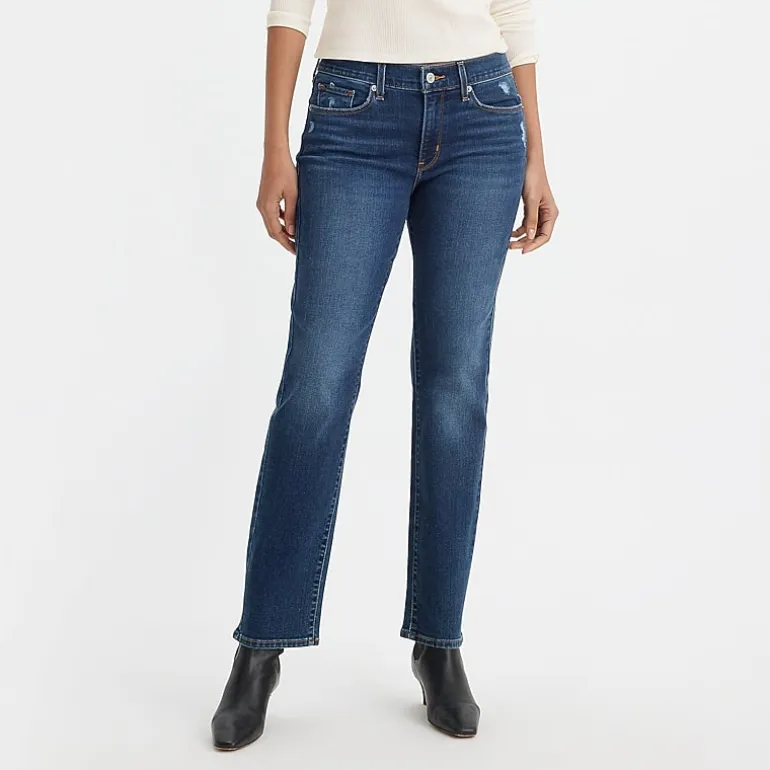 Levi's® Womens Mid Rise Classic Straight Jean
