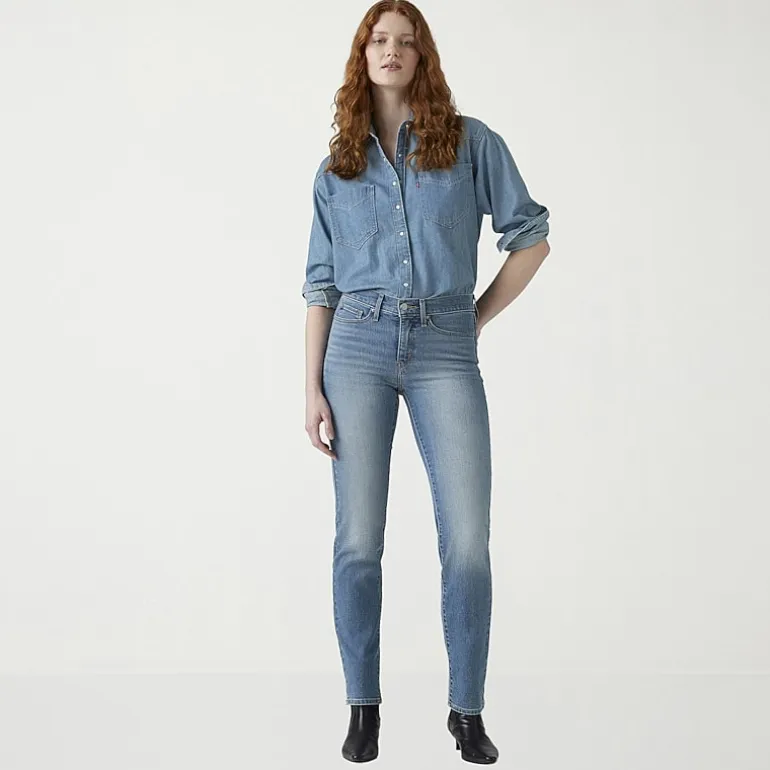 Levi's® Women’s Mid Rise 318 Shaping Wide Leg Jeans
