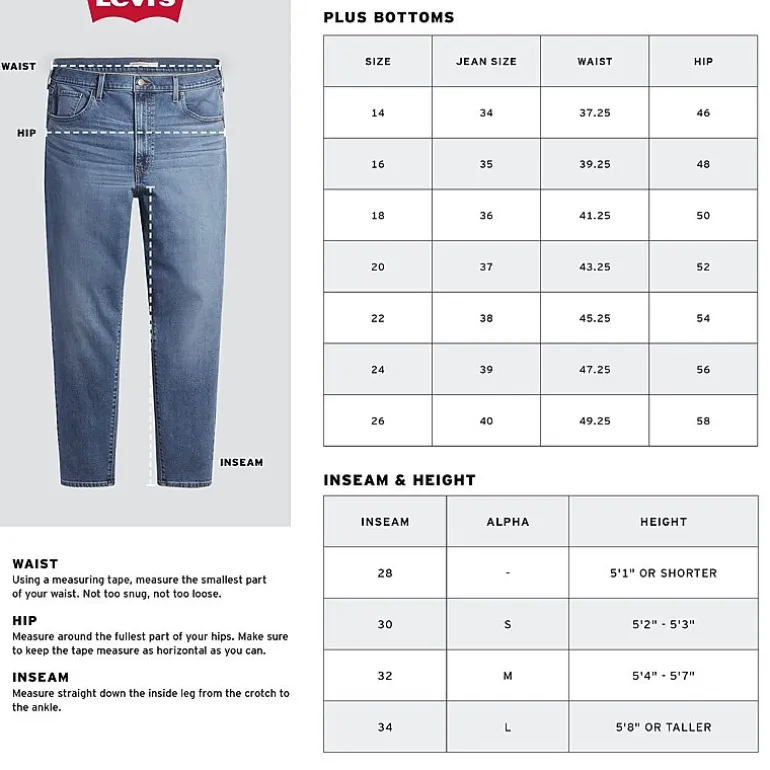 Levi's® Women’s Plus 725™ High Rise Bootcut Jeans