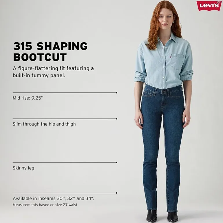 Levi's® Women's Plus Mid Rise 315™ Shaping Bootcut Jeans