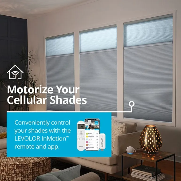 LEVOLOR Classic Custom Cordless Top Down Bottom Up Light-Filtering Cellular Shade