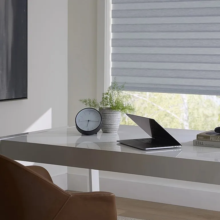 LEVOLOR Valhalla Banded Custom Light-Filtering Cordless Sheer Shade