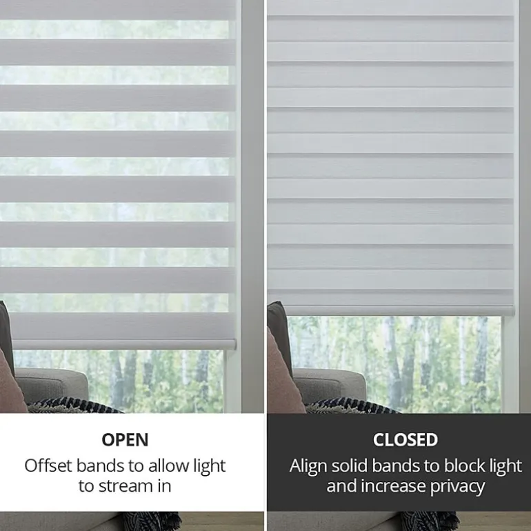 LEVOLOR Valhalla Banded Custom Light-Filtering Cordless Sheer Shade
