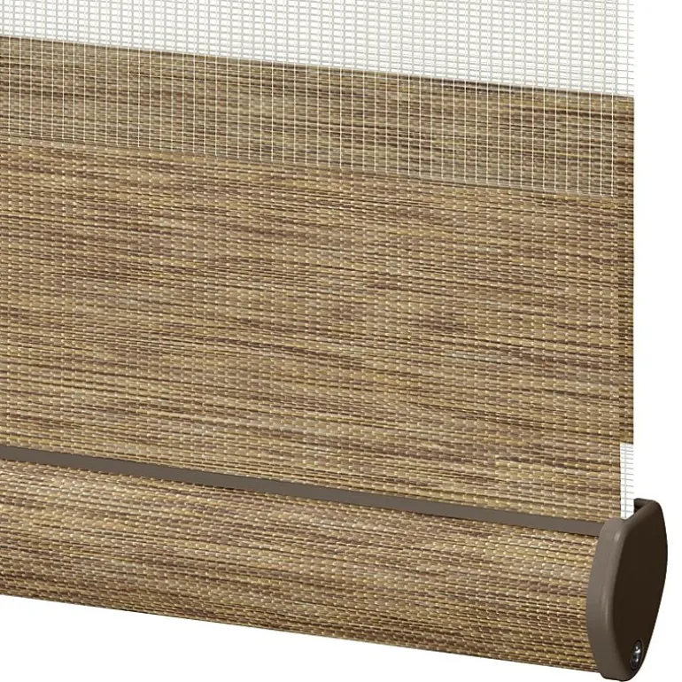LEVOLOR Woodward Banded Custom Light-Filtering Cordless Sheer Shade