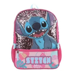 Licensed Disney Stitch 5-Piece Backpack Set