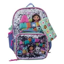 Licensed Gabby Cats 5-Piece Backpack Set