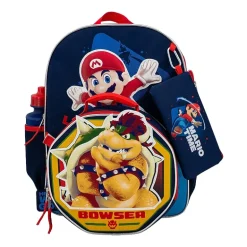 Licensed Super Mario 5-Piece Backpack Set