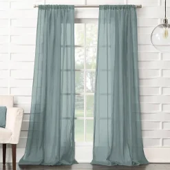 Lichtenberg Lola Rod Pocket Sheer Single Curtain Panel