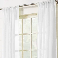 Lichtenberg Lola Rod Pocket Sheer Single Curtain Panel