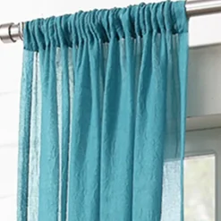 Lichtenberg Lola Rod Pocket Sheer Single Curtain Panel