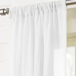Lichtenberg Lola Rod Pocket Sheer Single Curtain Panel