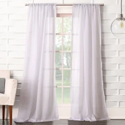 Lichtenberg Lola Rod Pocket Sheer Single Curtain Panel