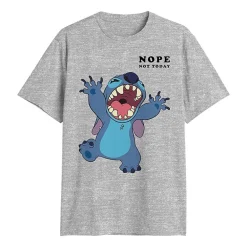 Lilo & Stitch Mens Crew Neck Short Sleeve Classic Fit Big and Tall Graphic T-Shirt
