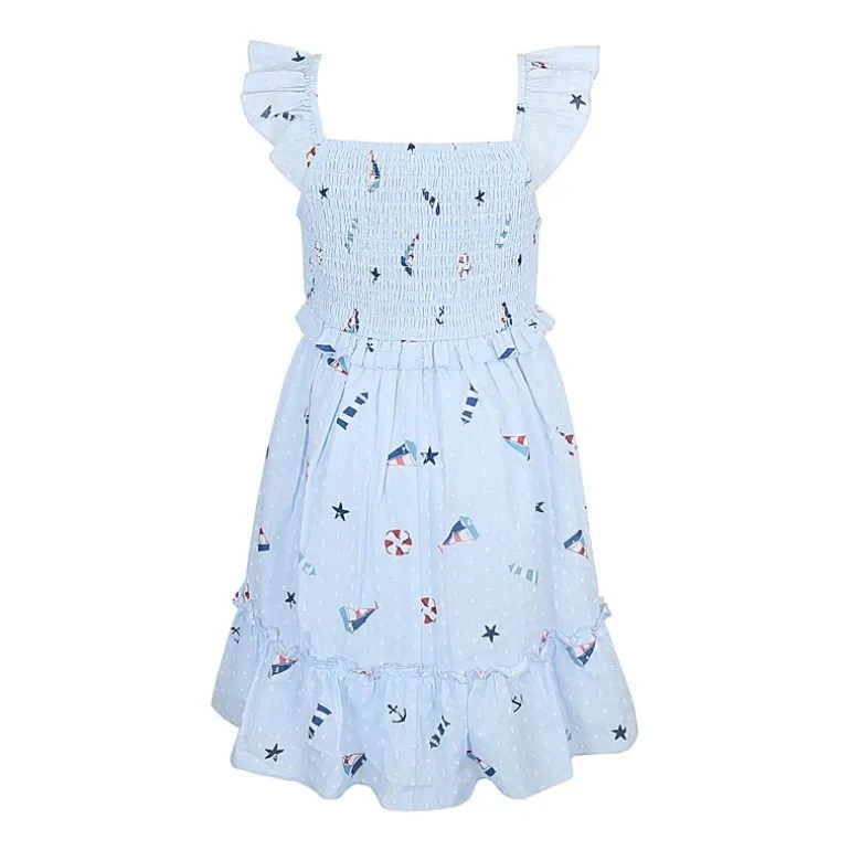 Lilt Little & Big Kid Girls Sleeveless A-Line Dress