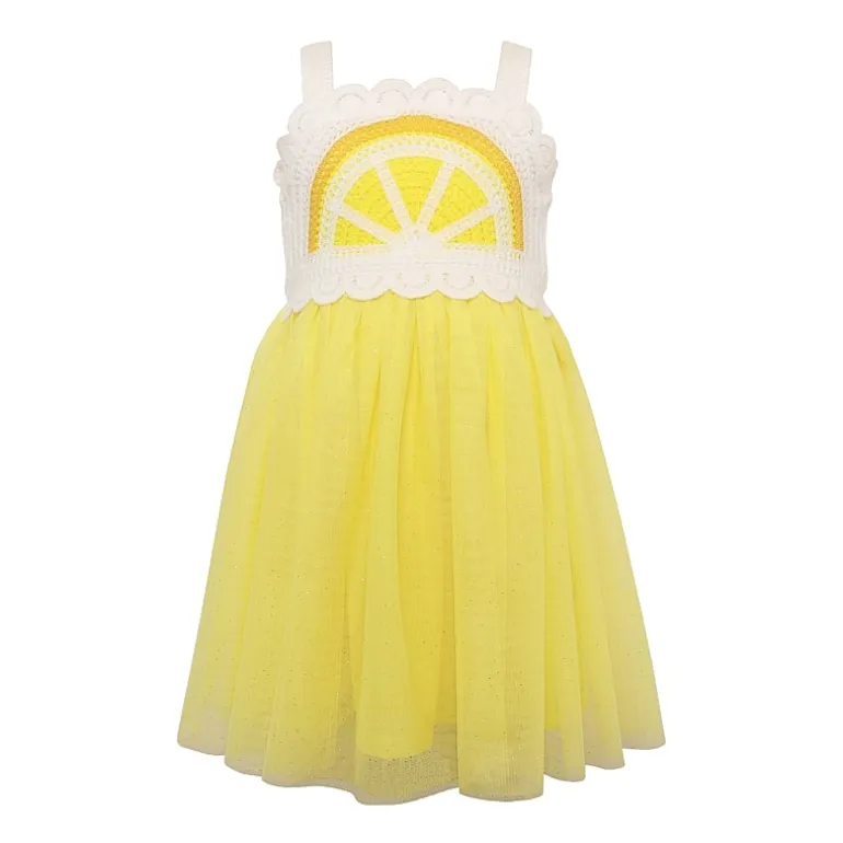 Lilt Toddler Girls Lemon Sleeveless A-Line Dress