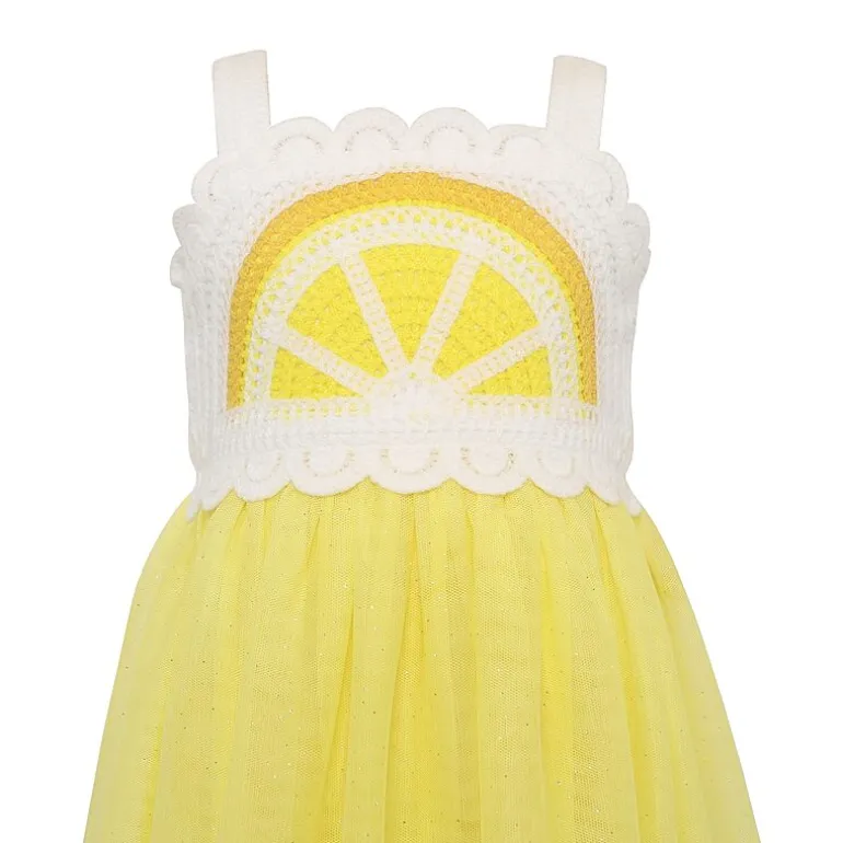 Lilt Toddler Girls Lemon Sleeveless A-Line Dress