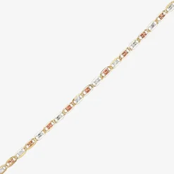 Limited Quantities! Girls 14K Gold 6 Inch Solid Valentino Chain Bracelet