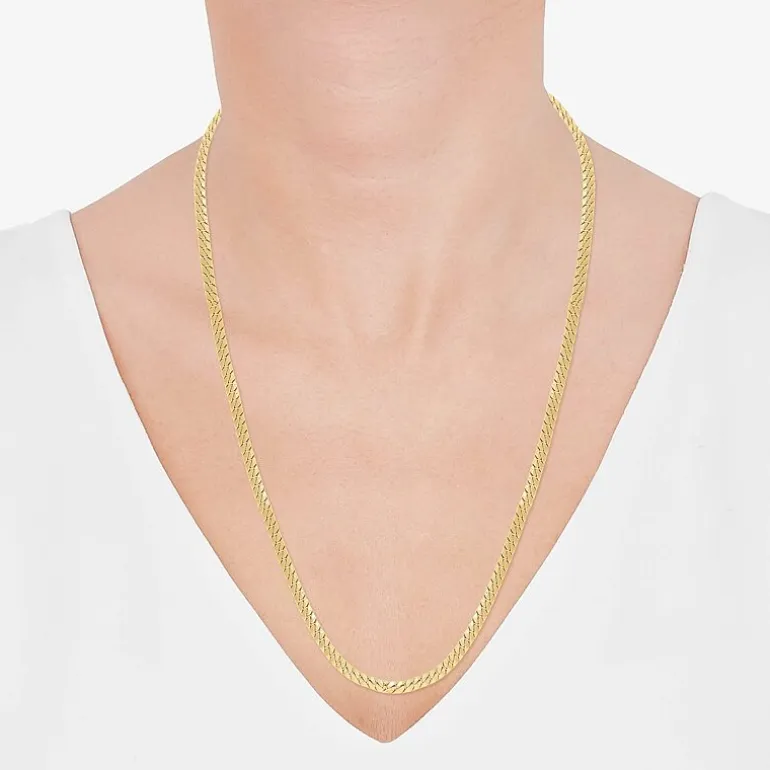 Limited Quantities! Mens 14K Gold 24 Inch Cuban Chain Necklace