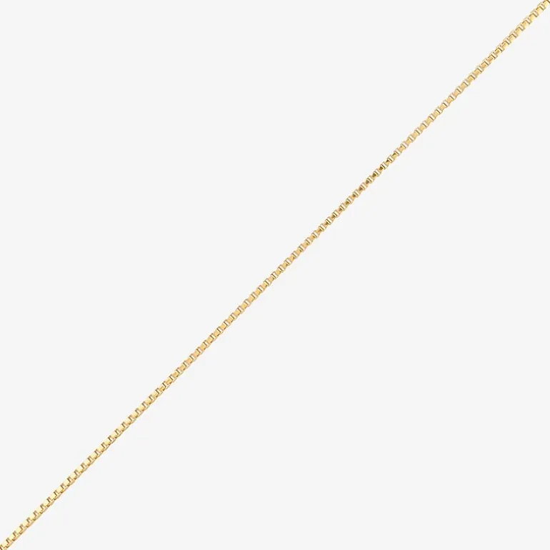 Limited Quantities! Womens 10K Gold 18 Inch Box Chain Necklace