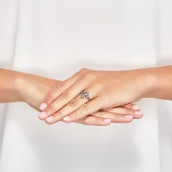 Limited Quantities! Womens Sterling Silver Cross Cocktail Ring