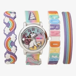 Limited Too Girls Multicolor 4-pc. Watch Boxed Set Lmt20007jc21