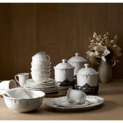 Linden Street Amberly 16-pc. Stoneware Dinnerware Set