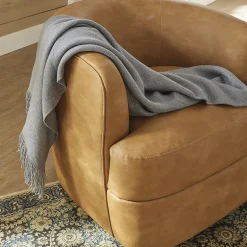 Linden Street Arlen Faux Leather Swivel Chair