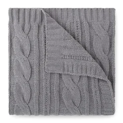Linden Street Cable Knit Chenille Throw