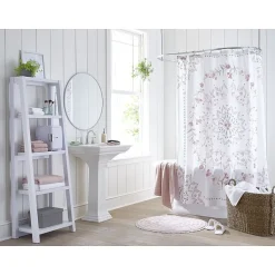 Linden Street Cottage Core Printed Medallion Shower Curtain