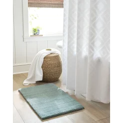 Linden Street Cotton Clip Jacquard Shower Curtain