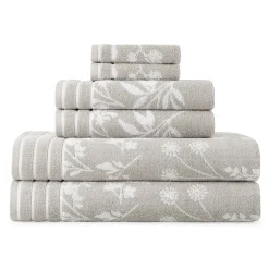 Linden Street Jacquard Geometric Bath Towel