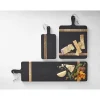 Linden Street Natural/Black Wood Inlay 11x17 Cheese Board