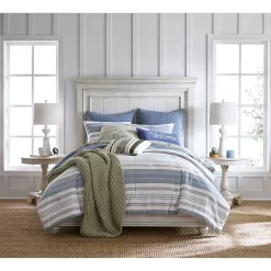 Linden Street Parker Stripe 3-pc. Duvet Cover Set