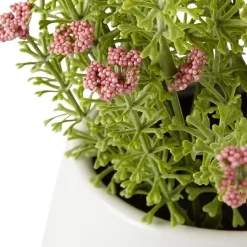 Linden Street 12" Pink Wildflower Artificial Plant