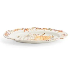 Linden Street Terra Pumpkin Stoneware Serving Platter