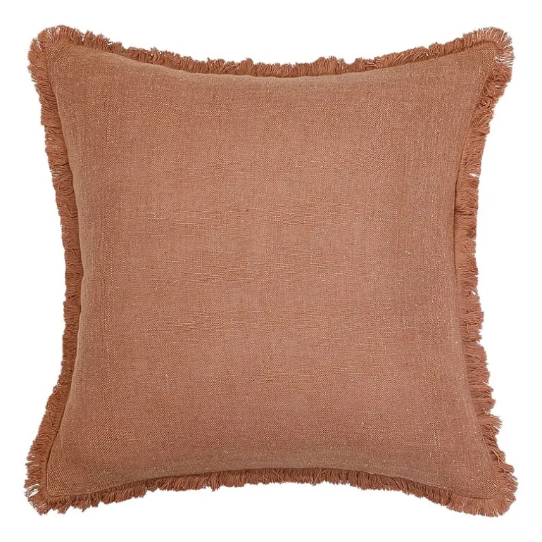 Linen Blend 20x20 Square Throw Pillow
