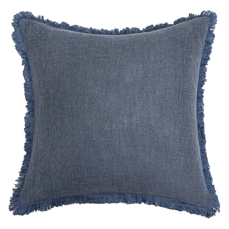 Linen Blend 20x20 Square Throw Pillow