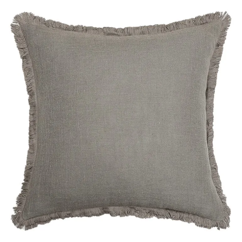 Linen Blend 20x20 Square Throw Pillow