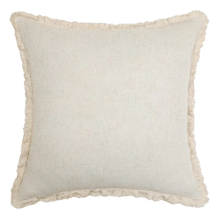 Linen Blend 20x20 Square Throw Pillow